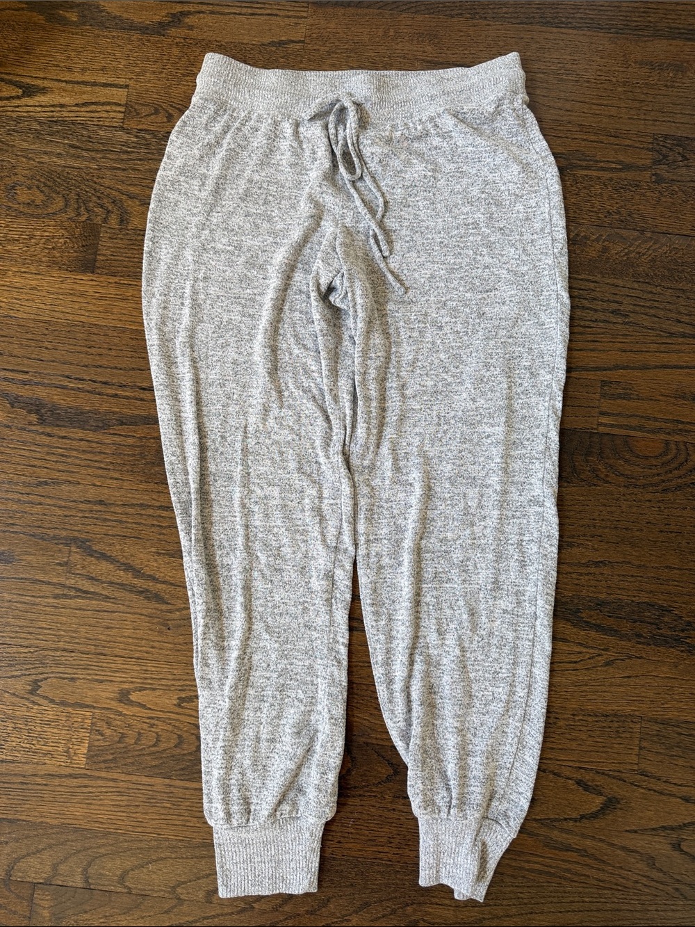 LOVE by GAP Women’s Gray Heather Knit Jogger Pants - Cozy Everyday Bottoms